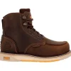 Georgia Men's Amp Lt Wedge 6" Comp Toe WP Work Boot -Brown- GB00592