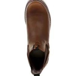 Georgia Men's AMP LT Wedge Chelsea Steel Toe WP Work Boot - Brown - GB00353