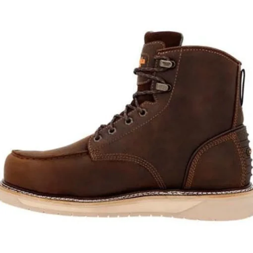 Georgia Men's Amp Lt Wedge 6" Comp Toe WP Work Boot -Brown- GB00592