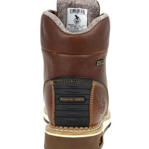 Georgia Men's AMP LT Wedge Soft Toe WP Work Boot - Brown - GB00350