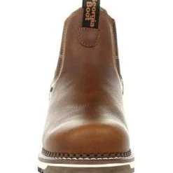 Georgia Men's AMP LT Wedge Chelsea Steel Toe WP Work Boot - Brown - GB00353