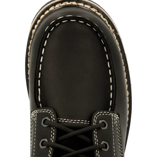 Georgia Men's AMP LT Wedge 6" Moc Toe WP Work Boot - Black - GB00475