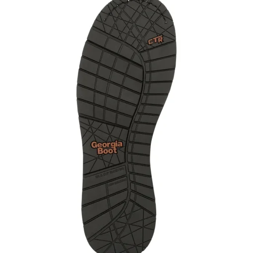 Georgia Men's AMP LT Wedge 6" Moc Toe WP Work Boot - Black - GB00475