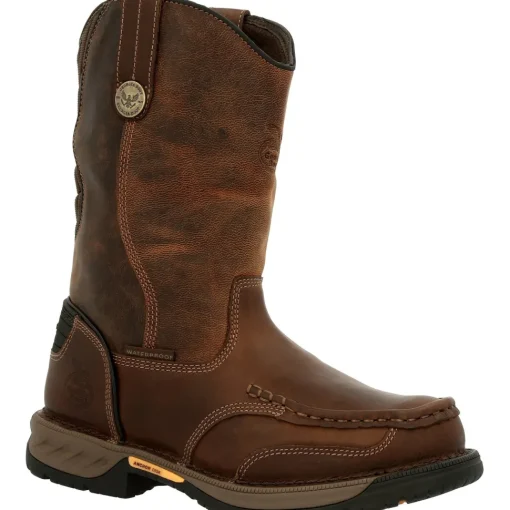 Georgia Men's Athens 360 11" Soft Toe WP Work Boot - Brown - GB00441