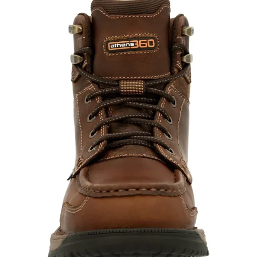 Georgia Men's Athens 360 5" Soft Toe WP Work Boot - Brown - GB00439