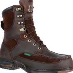 Georgia Men's Athens 8" Soft Toe WP Work Boot - Brown - G9453