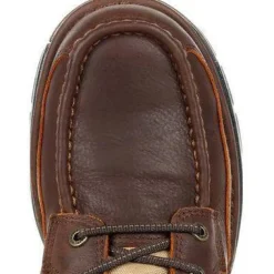 Georgia Men's Athens 8" Soft Toe Waterproof Side-Zip Upland Work Boot - Brown - GB00354