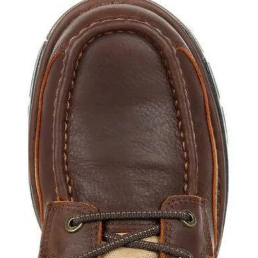 Georgia Men's Athens 8" Soft Toe Waterproof Side-Zip Upland Work Boot - Brown - GB00354