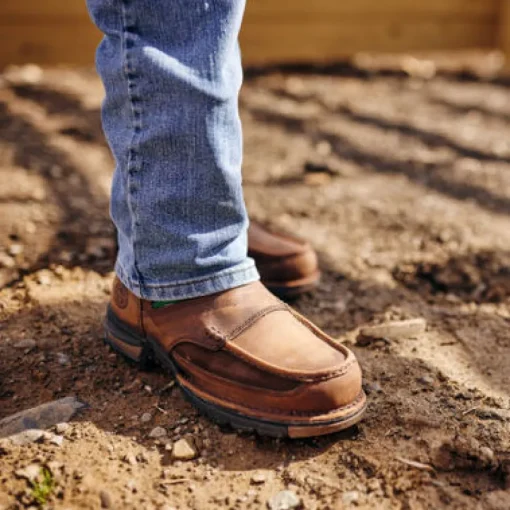 Georgia Men's Athens 10" Soft Toe WP Wellington Work Boot -Brown- G4403