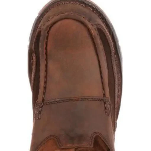 Georgia Men's Athens 10" Soft Toe WP Wellington Work Boot -Brown- G4403