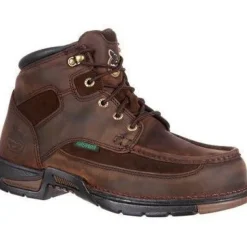 Georgia Men's Athens 6" Steel Toe WP Work Boot - Brown - G7603