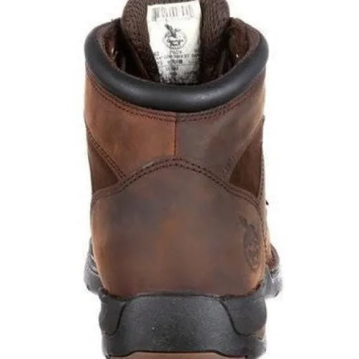 Georgia Men's Athens 6" Steel Toe WP Work Boot - Brown - G7603