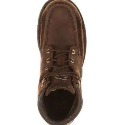 Georgia Men's Athens 6" Steel Toe WP Work Boot - Brown - G7603