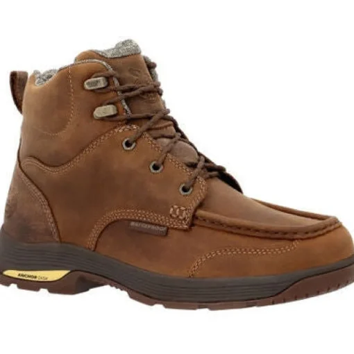 Georgia Men's Athens Superlyte WP Moc Toe Work Boot -Brown- GB00547