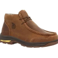 Georgia Men's Athens Superlyte 5" Alloy Toe WP Wallabee Boot- Brown- GB00647