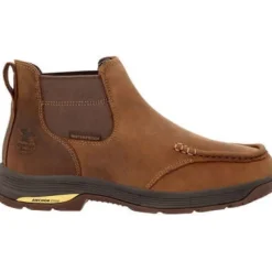 Georgia Men's Athens Superlyte WP Chelsea Work Boot -Brown- GB00548