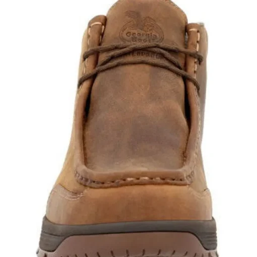Georgia Men's Athens Superlyte 5" WP Wallabe Work Boot -Brown- GB00646