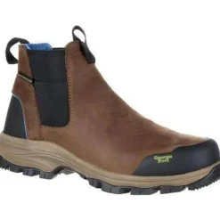 Georgia Men's Blue Collar Chelsea Waterproof Work Romeo Boot - GB00106