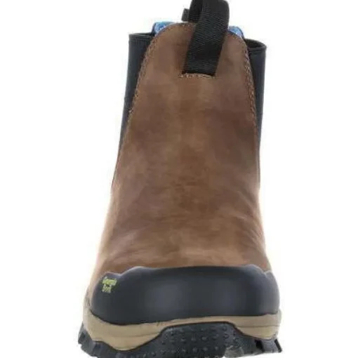 Georgia Men's Blue Collar Chelsea Waterproof Work Romeo Boot - GB00106