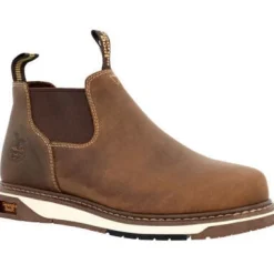 Georgia Men's Boot Amp Lt Wedge 4" Romeo Work Boot - Brown - GB00545