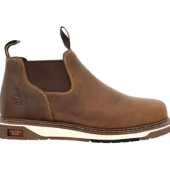 Georgia Men's Boot Amp Lt Wedge 4" Romeo Work Boot - Brown - GB00545