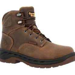 Georgia Men's Boot Ot 6" WP Slip Resistant Work Boot -Brown- GB00521