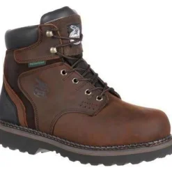 Georgia Men's Brookville 6" Waterproof Work Boot - Brown - G7134