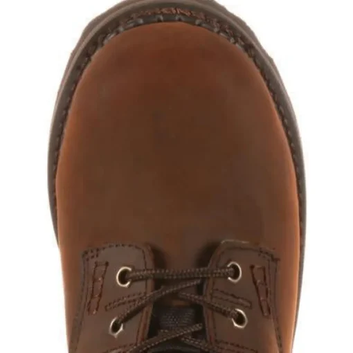 Georgia Men's Brookville 6" Stl Toe WP Work Boot - Brown - G7334