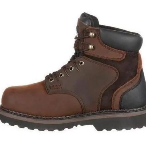 Georgia Men's Brookville 6" Waterproof Work Boot - Brown - G7134