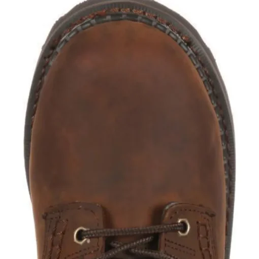 Georgia Men's Brookville 8" Stl Toe WP Work Boot - Brown - G9334