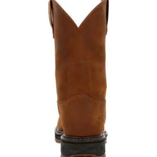 Georgia Men's Carbo Tec 10" Pull On Slip Resist Work Boot -Brown- GB00495