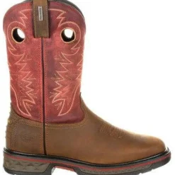 Georgia Men's Carbo Tec 11" Square Toe WP Western Work Boot -Brown- GB00221