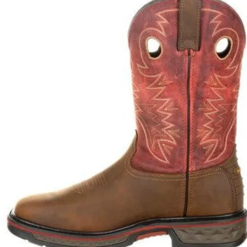 Georgia Men's Carbo Tec 11" Square Toe WP Western Work Boot -Brown- GB00221