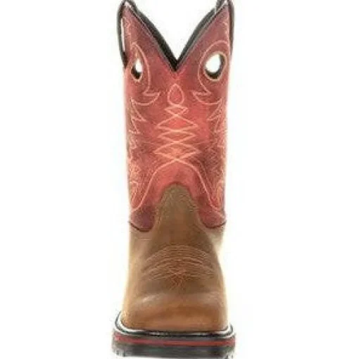 Georgia Men's Carbo Tec 11" Square Toe WP Western Work Boot -Brown- GB00221