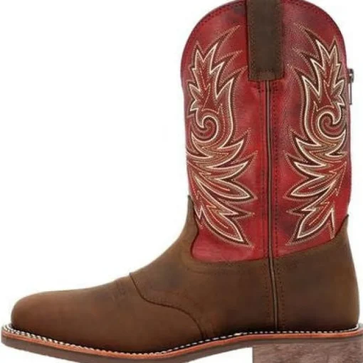 Georgia Men's Carbo Tec Elite 11" WP Western Work Boot -Brown- GB00526