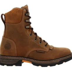 Georgia Men's Carbo Tec FLX 8" Alloy Toe WP Lacer Work Boot -Brown- GB00650