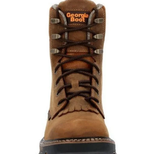 Georgia Men's Carbo Tec FLX 8" Alloy Toe WP Lacer Work Boot -Brown- GB00650