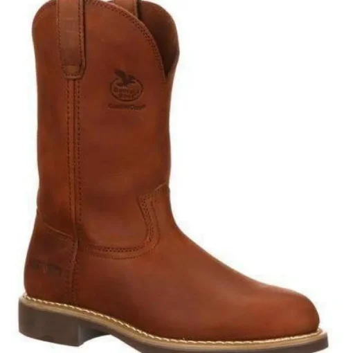 Georgia Men's Carbo Tec Wellington Work Boot - Brown - G5814