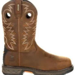 Georgia Men's Carbo-Tec 11" LT Alloy Toe WP Pull-On Western Work Boot GB00224