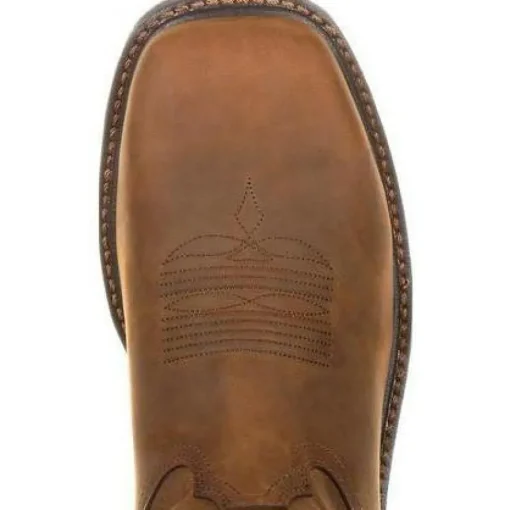 Georgia Men's Carbo-Tec 11" LT Alloy Toe WP Pull-On Western Work Boot GB00224