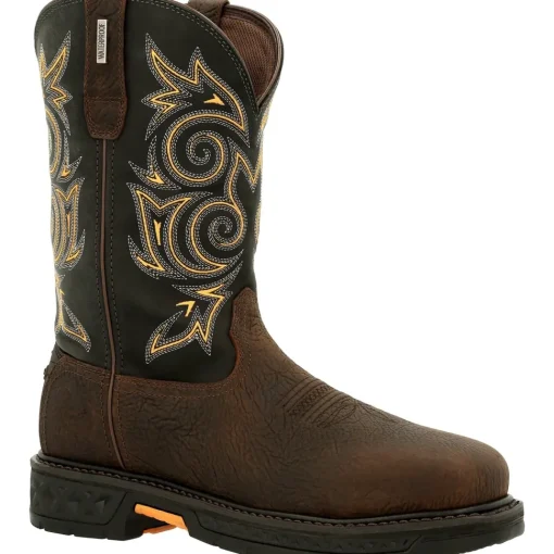 Georgia Men's Carbo-Tec LT 11" Steel Toe Western Work Boot Brown- GB00437