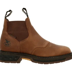 Georgia Men's Carbo-Tec LT 6" Soft Toe WP Work Boot - Brown - GB00434