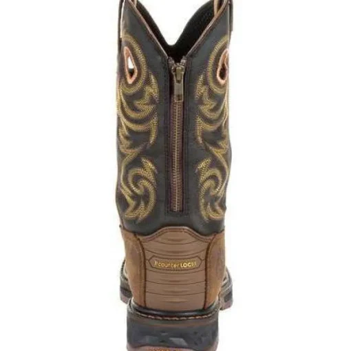 Georgia Men's Carbo-Tec LT 11" Pull-On WP Western Work Boot -Brown GB00266