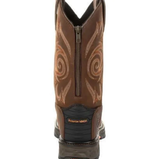 Georgia Men's Carbo-Tec LT 11" Stl Toe WP Western Work Boot Brown - GB00264