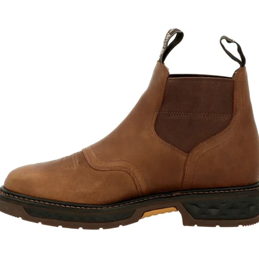 Georgia Men's Carbo-Tec LT 6" Soft Toe WP Work Boot - Brown - GB00434