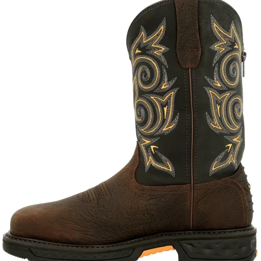Georgia Men's Carbo-Tec LT 11" Steel Toe Western Work Boot Brown- GB00437