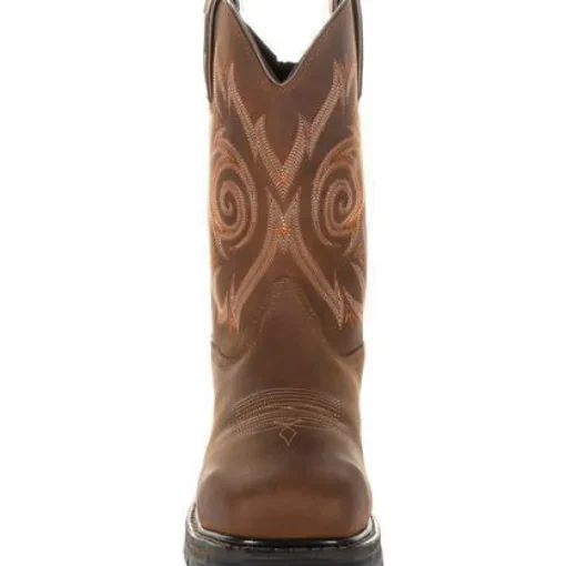 Georgia Men's Carbo-Tec LT 11" Stl Toe WP Western Work Boot Brown - GB00264
