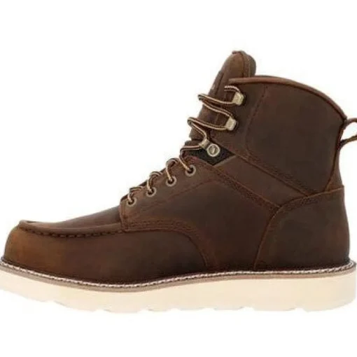 Georgia Men's Core 37 6" Soft Toe Slip Resist Work Boot - Brown - GB00667