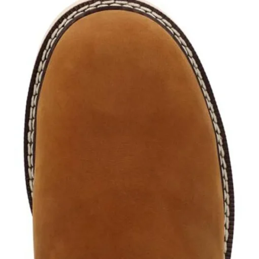 Georgia Men's Core 37 10" Soft Toe WP Pull On Wedge Work Boot- Brown- GB00666