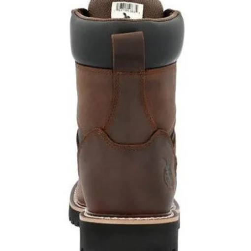 Georgia Men's Core 37 8" Steel Toe WP Lace-Up Work Boot- Brown- GB00674